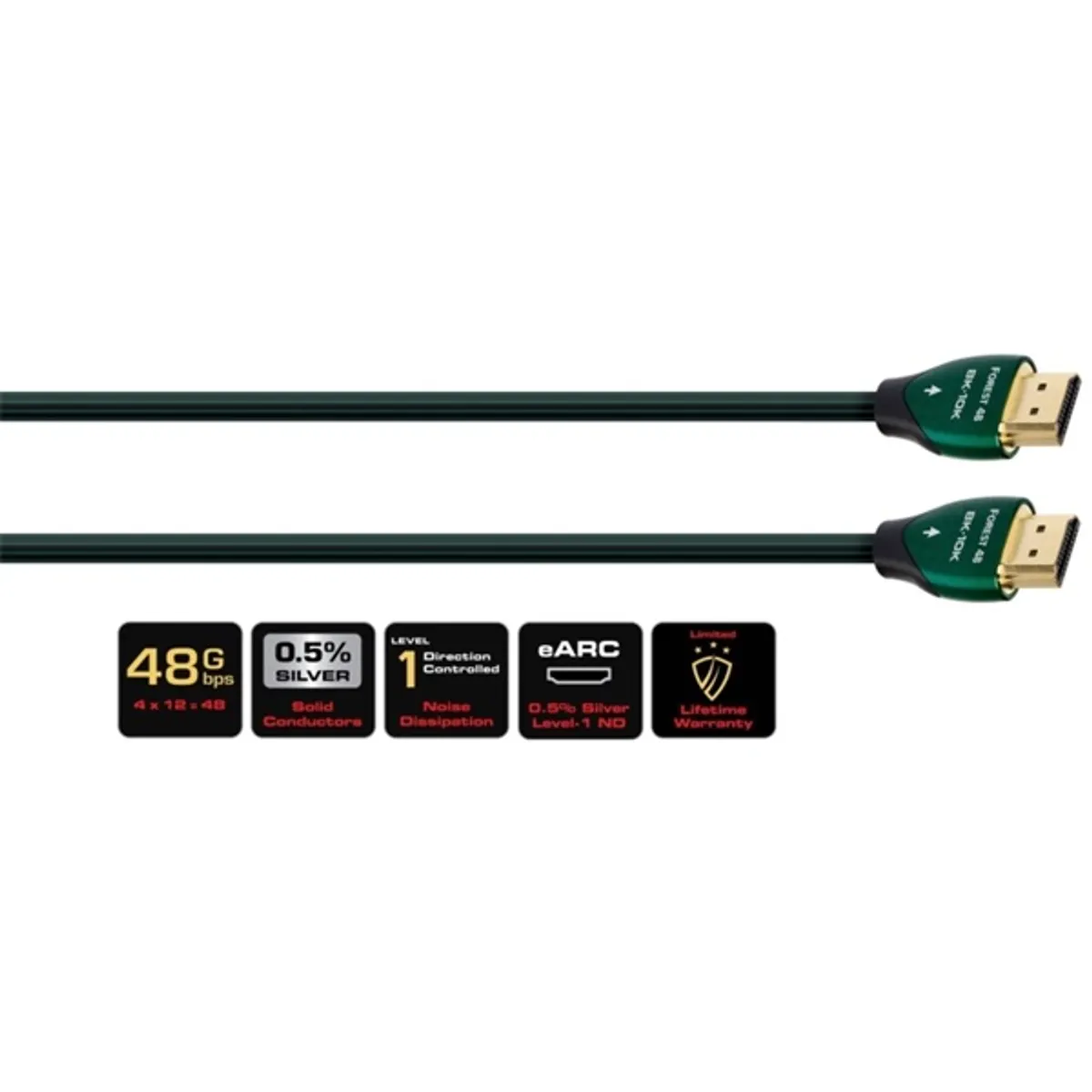 AudioQuest Forest HDM48FOR200 2m HDMI 2.1 kábel #3