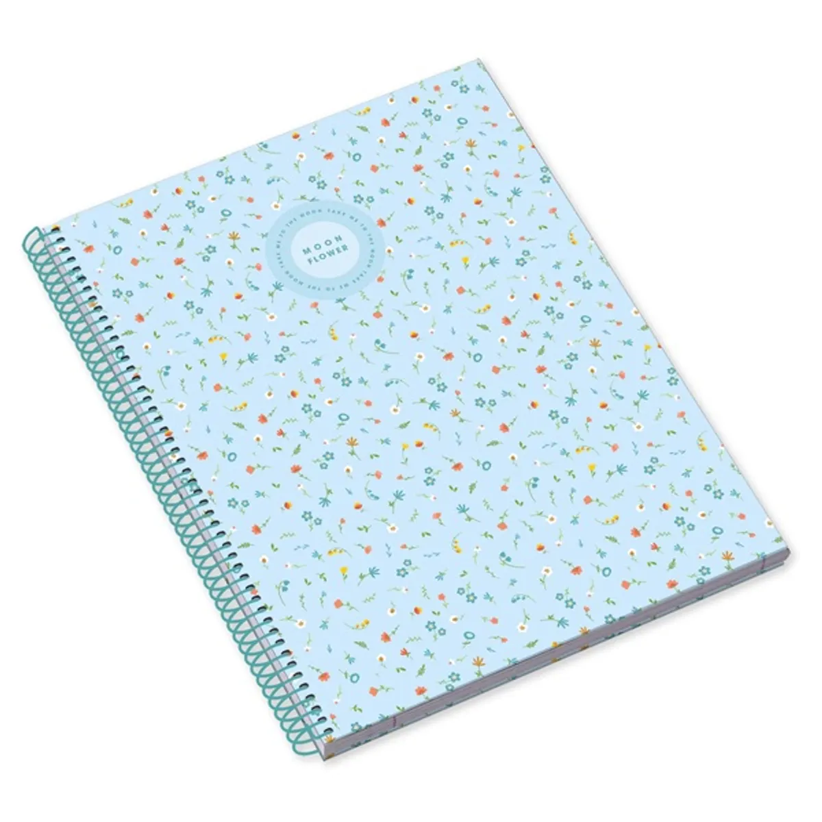 Ambar Moonflower Cherry A4 80 lap vonalas spirálfüzet #2