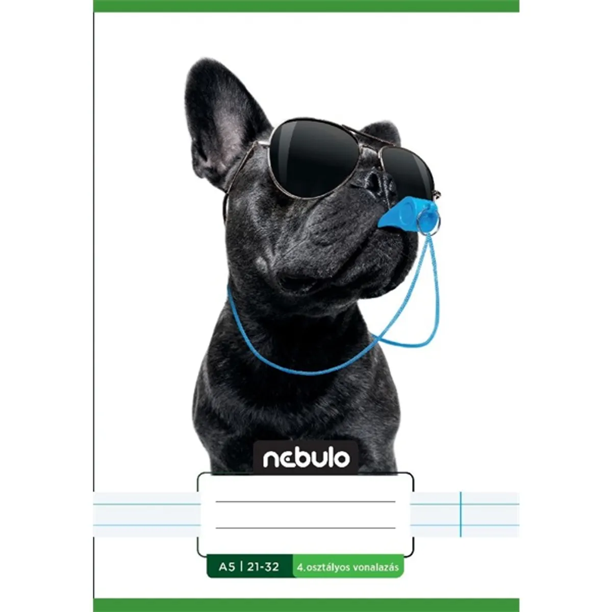 Nebulo Vagány minták II.  A5 4. osztályos 21-32 tűzött vonalas füzet #7