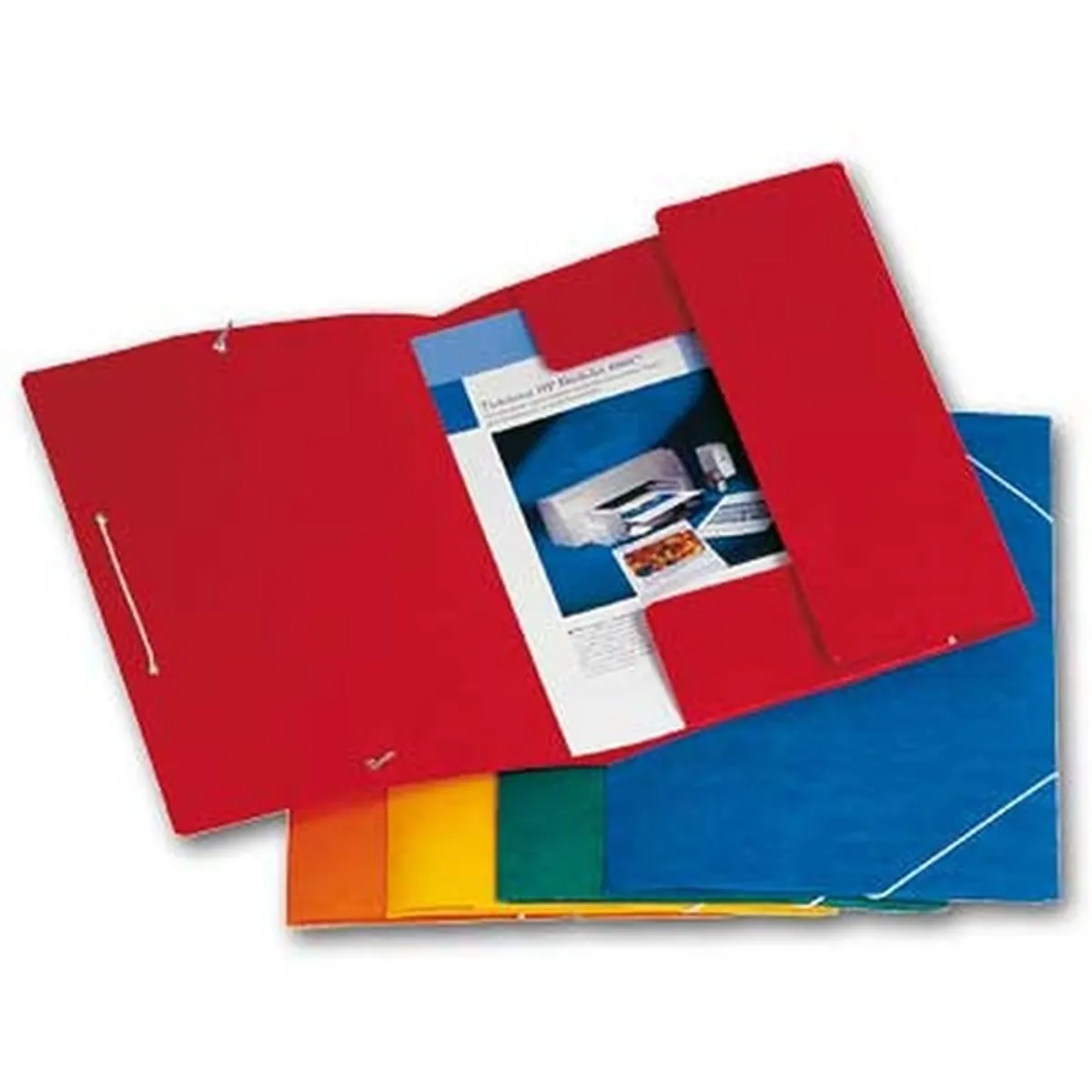 Hit A4 prespán pólyás 10db/cs sárga gumis mappa #1