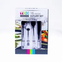 TOO KT-404 S Dolphin 16 db-os ezüst evőeszköz készlet #2