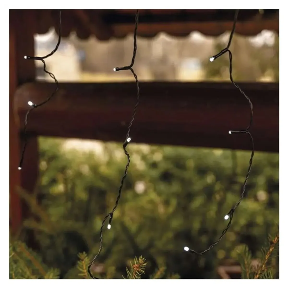 Emos D1CC03 CNT 2,5m 100LED IP44 12W időzítős hideg fehér jégcsapok kezdő készlet #8