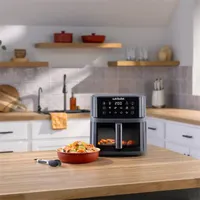 Nutribullet NBA0811 CrispLite Vision sötétszürke 8 L forrólevegős sütő #10