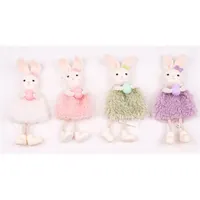 IRIS dekor akasztós nyuszi bund+tojás 4 szín