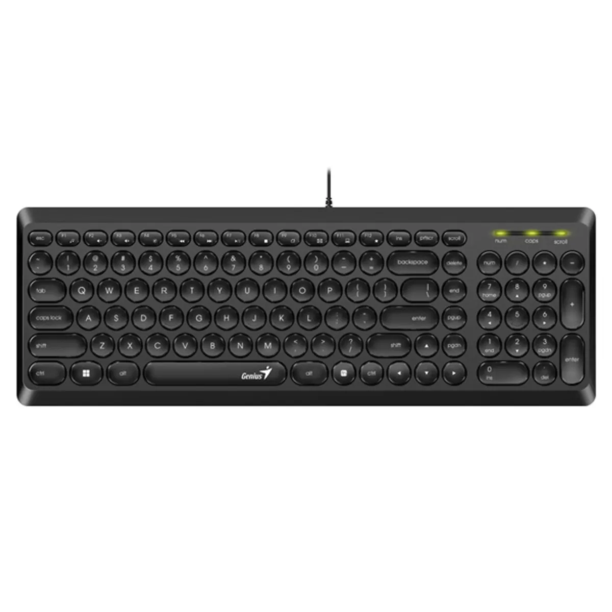 Genius SlimStar Q200 HUN USB fekete billentyűzet #4