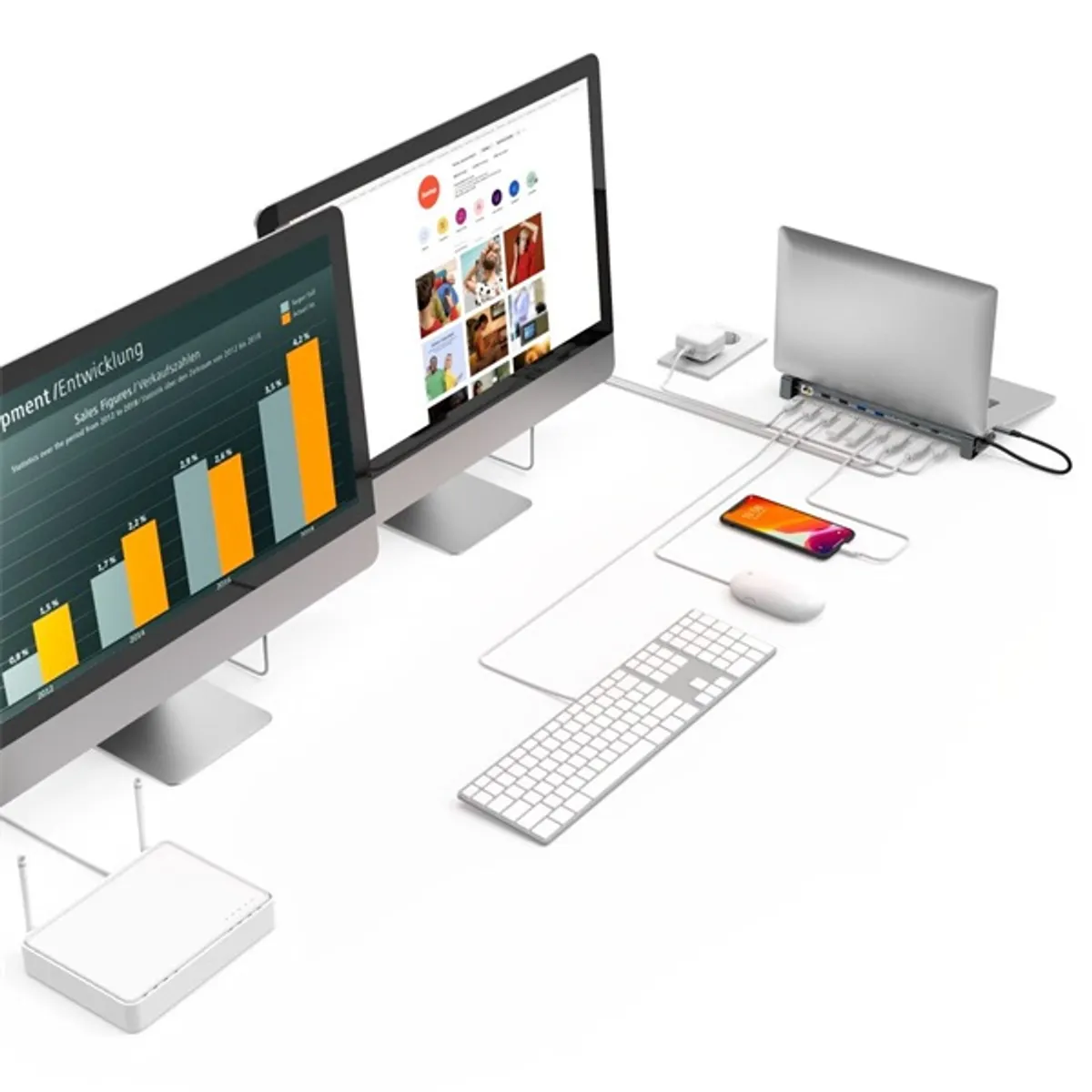 Hama 200145 9in1 Type-C dokkoló #4