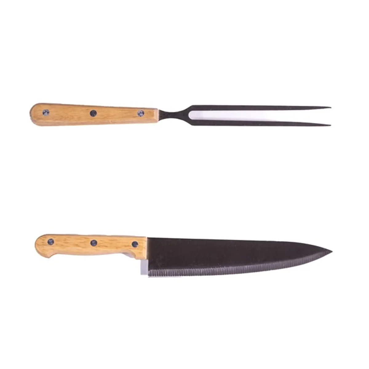 IRIS KT-179 kés és villa készlet grillezéshez, húsvágáshoz #3