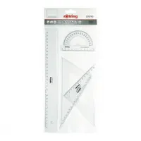 Rotring víztiszta 4db-os vonalzókészlet #1