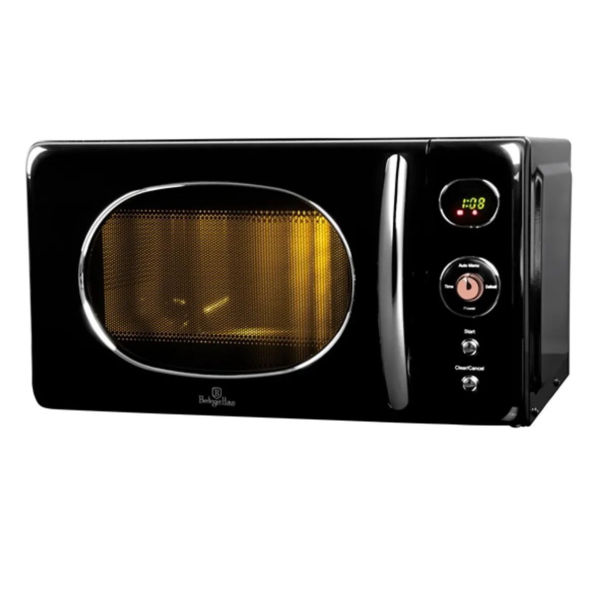 Berlinger Haus BH/9698 800W 20L fekete- rose gold digitális mikrohullámú sütő #1