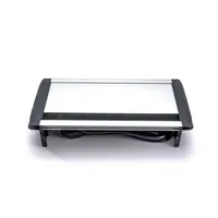 TOO RPS-111-3BR IP20,3x 2P+F,HDMI,RJ45,2x USB-A, szálcsiszolt asztalba süllyeszthető elosztó #1