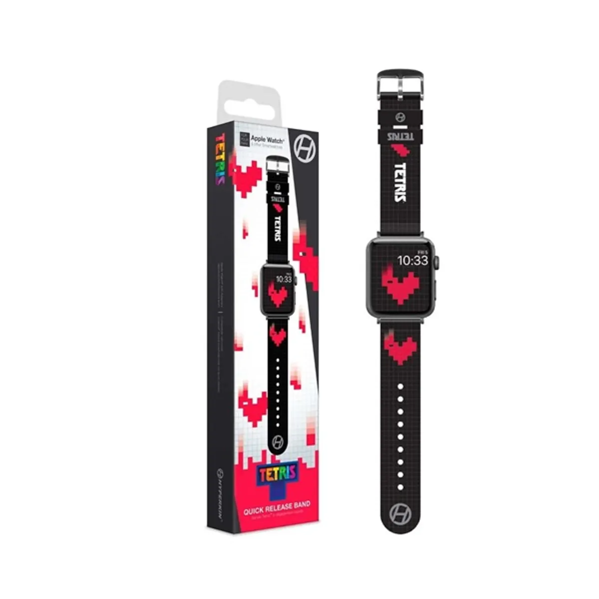 Hyperkin M07494-HD Tetris "Heart Drop" 38/40/42/44mm Quick Release óraszíj #1