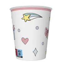 IRIS Daisy papírpohár, 250 ml, különböző színekben és mintákkal, 8db/csomag #6