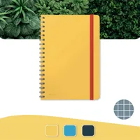 Leitz COSY Soft touch B5 meleg sárga kockás spirálfüzet #3