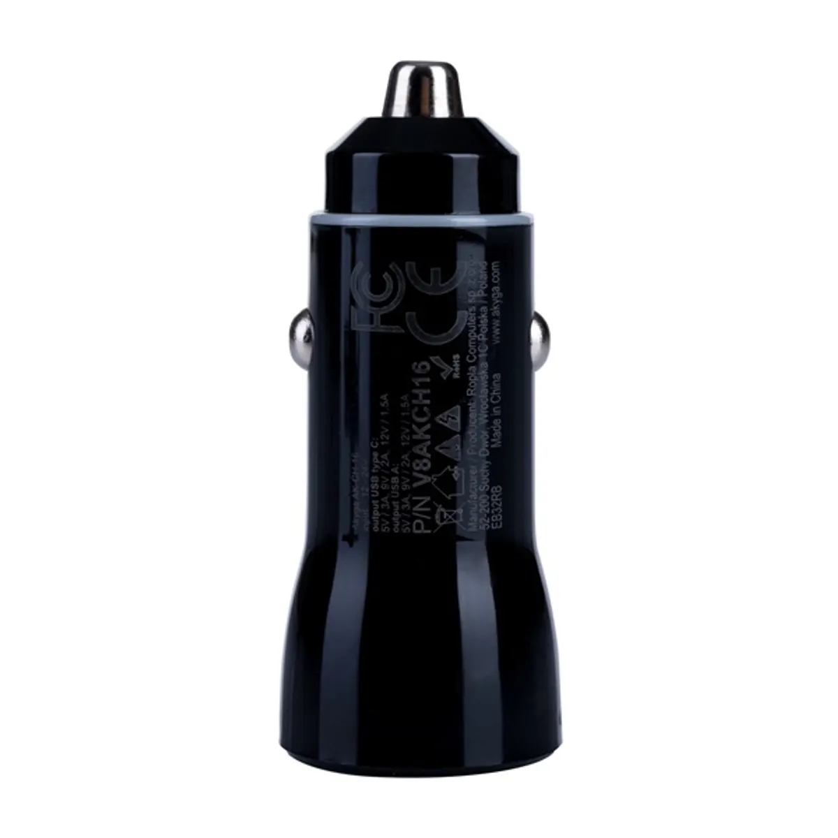 Akyga AK-CH-16 QC3.0 5-12V/3A/36W autós töltő #5