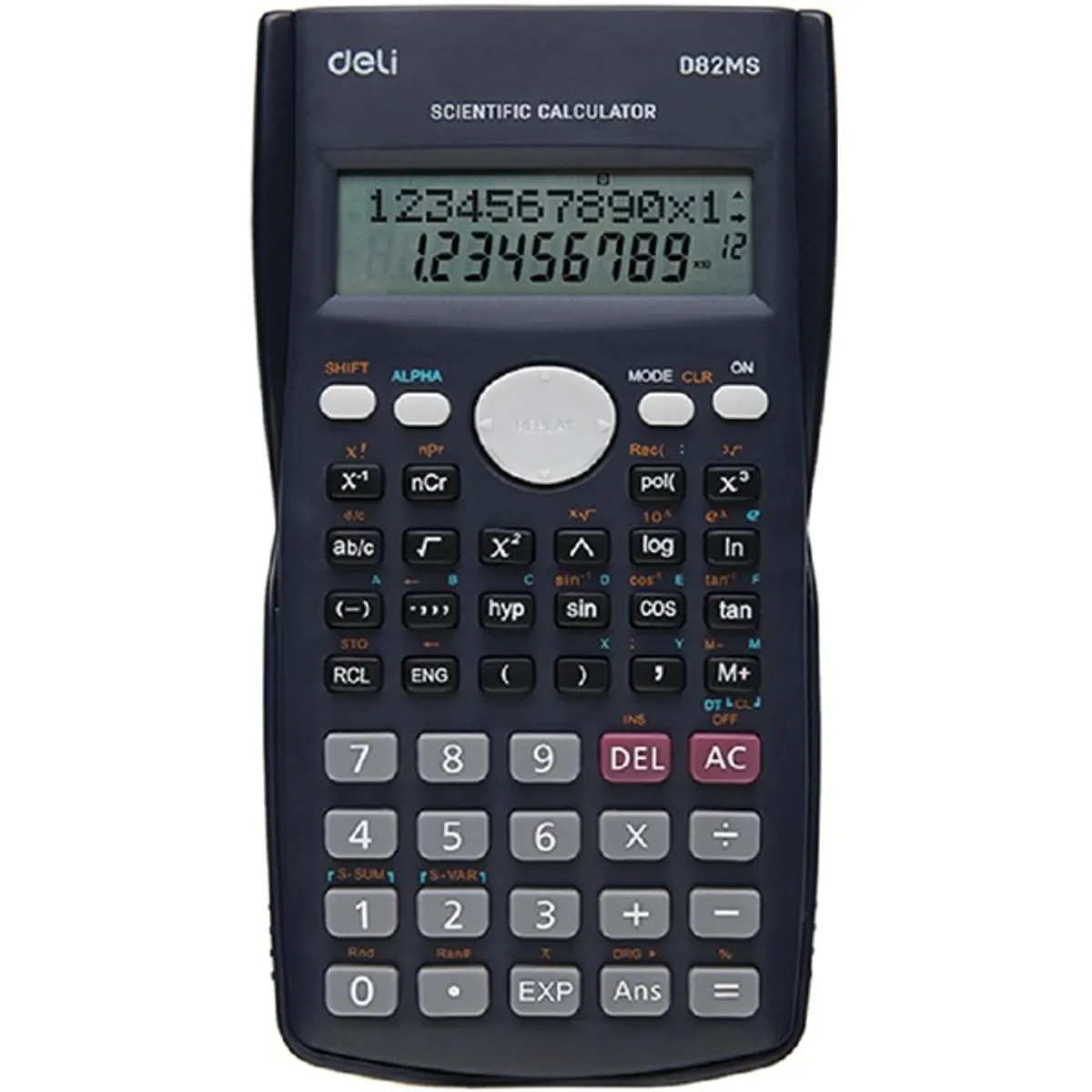 Deli Core D82MS 240 funkciós fekete tudományos számológép #2