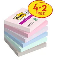 Post-it Super Sticky Soulful 76x76mm  90lapos 4+2db  vegyes jegyzettömb #2