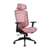 IRISOffice Nimbus piros ergonómikus, szövet-hálós irodai forgószék fej és háttámasszal #3