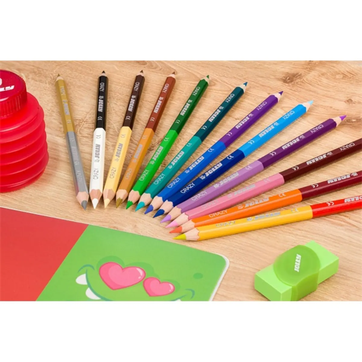 Jolly Superstick Crazy 12 db/24 szín kétvégű színesceruza készlet #7