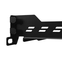 Stalflex B-RSF19-1U-300B 19" 1U 300mm mély 2 ponton rögzíthető fekete fix tálca #5