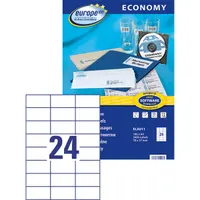 Avery Europe100 ELA011 70x37mm univerzális 2400db-os etikett #2