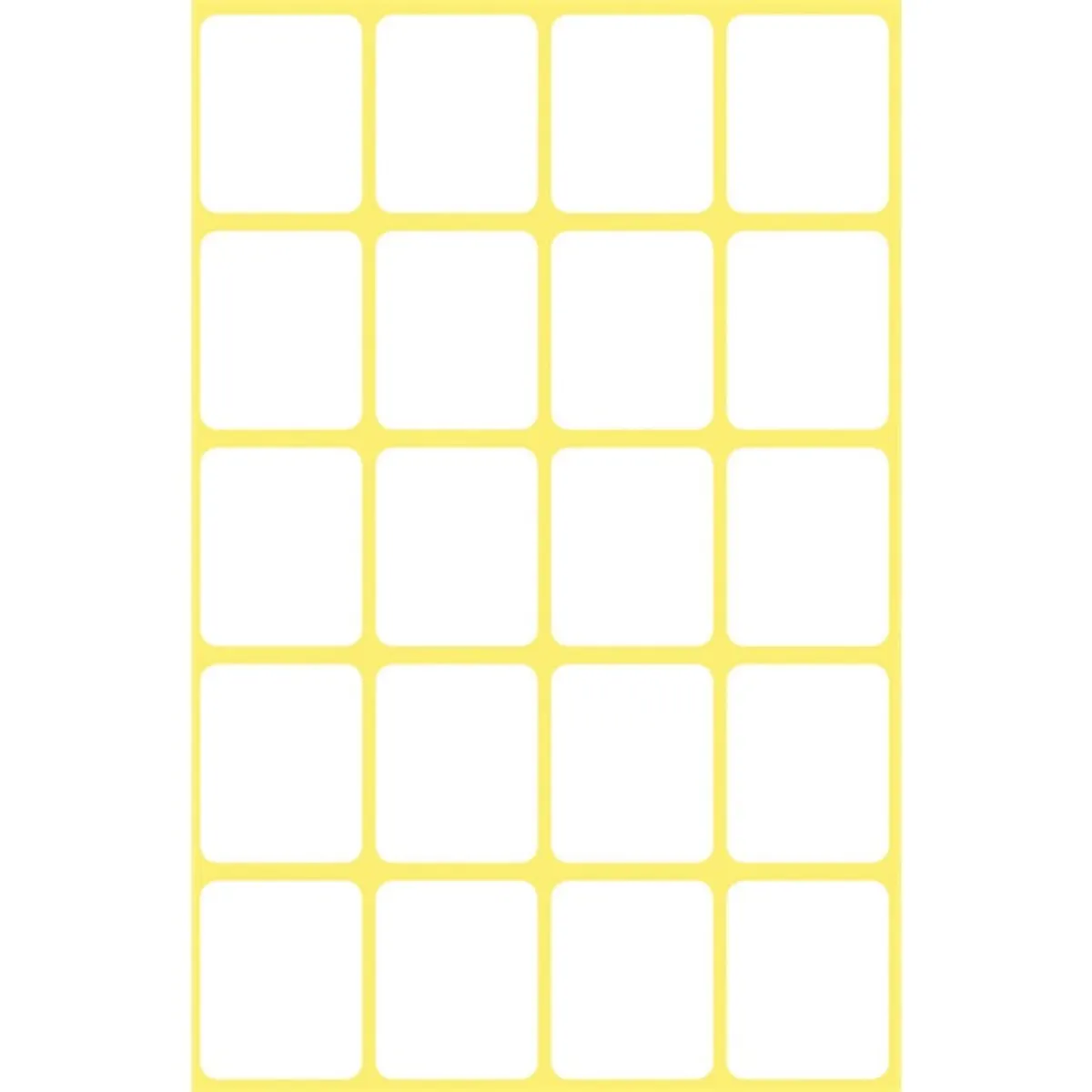 Avery 3043 22x18mm univerzális 120db-os fehér etikett #2