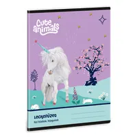 Ars Una Cute Animals Unicorn 25 (5448) A5 leckefüzet