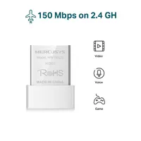Mercusys MW150US 150Mbps Vezeték nélküli Nano USB Adapter #2