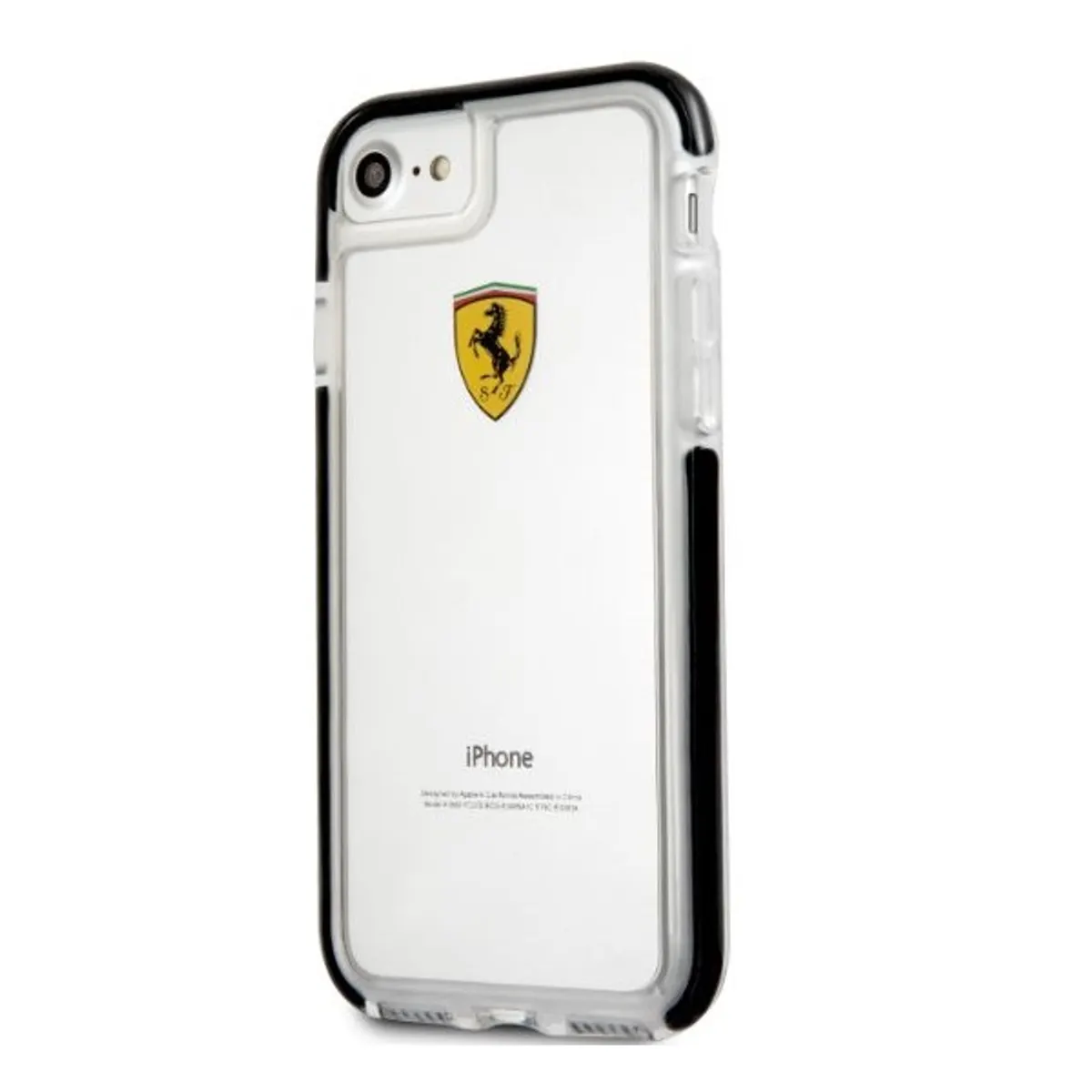 Ferrari iPhone 7 átlátszó/fekete hátlap #1