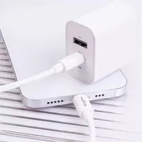 Maxlife ML738423 PD+QC 20W USB + Type-C fehér gyorstöltő adapter + Type-C/Lightning kábel #8
