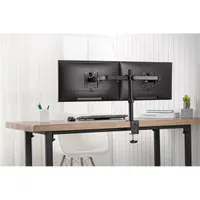 DIGITUS DA-90400 Univerzális (VESA 75/100) dupla fekete monitor tartó konzol #10