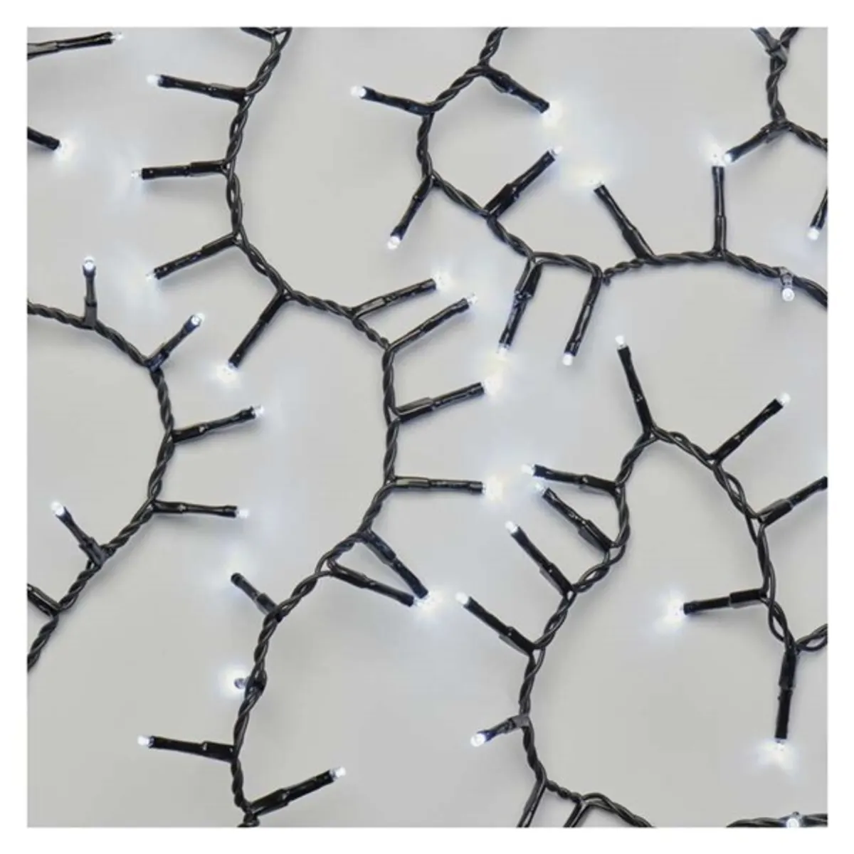 Emos D4BC02 8m/400LED/kül-beltéri/időzítős/hideg fehér/süni karácsonyi LED fényfüzér #1