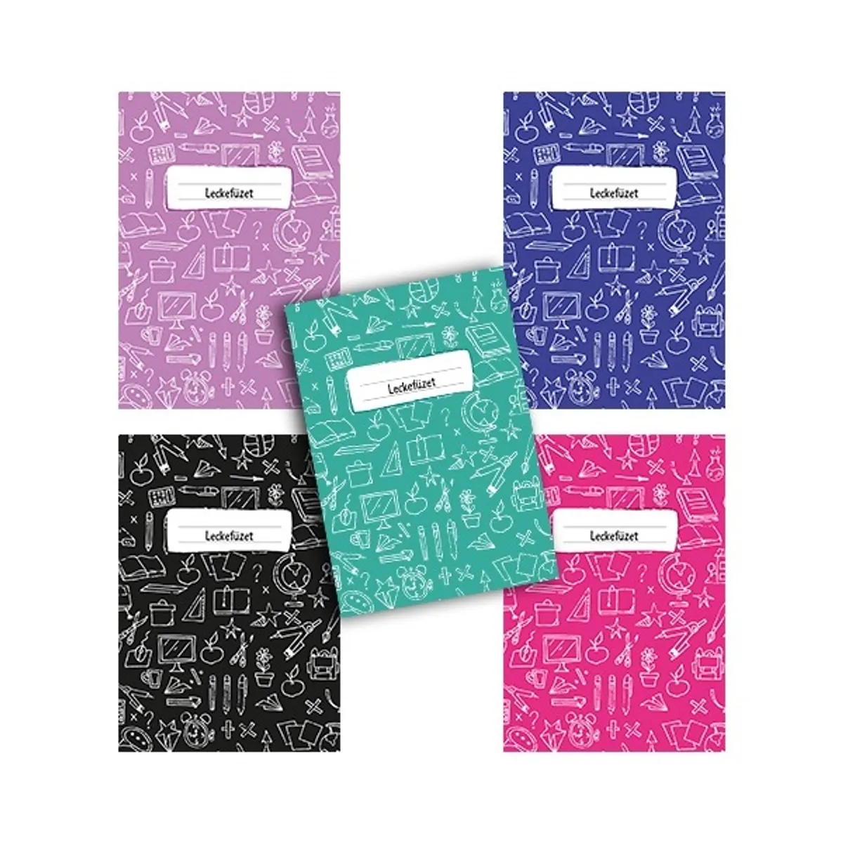 Pátria Design Doodle A5 40lapos leckefüzet #1