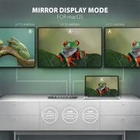 Axagon HMC-4KX3 11in1 ezüst Type C USB HUB #5