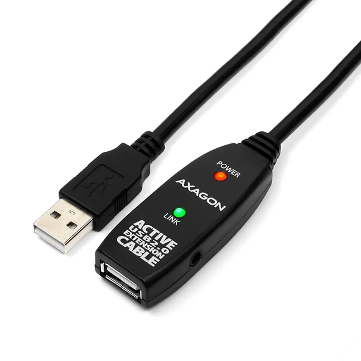Axagon ADR-210 aktív USB hosszabbító kábel 10m #1