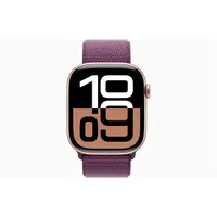 Apple Watch S10 Cellular (46mm) rozéarany alumínium tok, szilva sportszíj okosóra #2