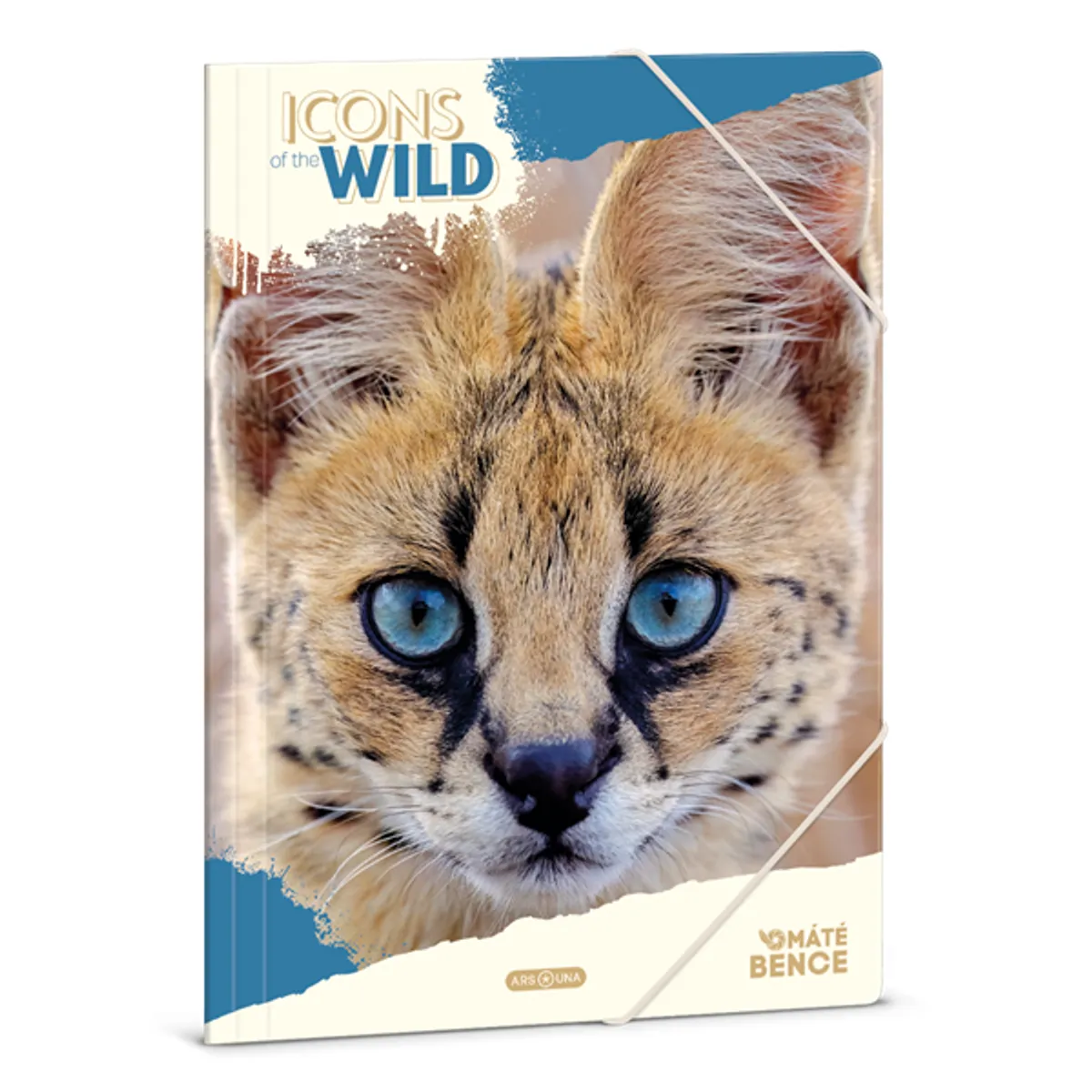 Ars Una Icons of the Wild-Serval 25 (5503) A4 gumis mappa #1