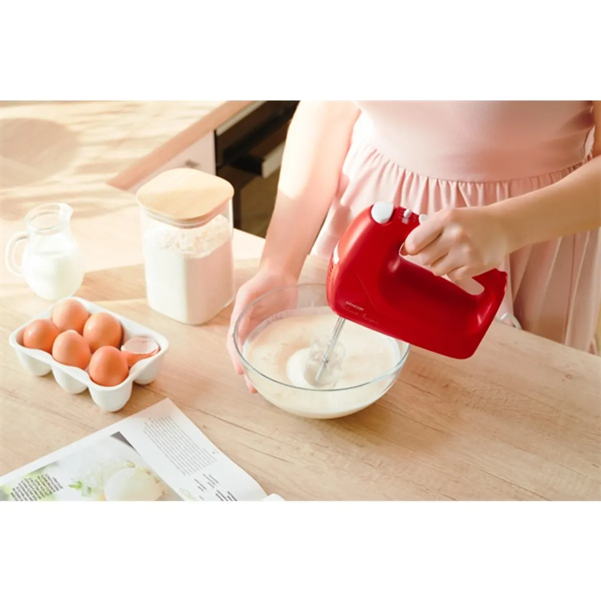 Sencor SHM 5404RD piros kézi mixer #7