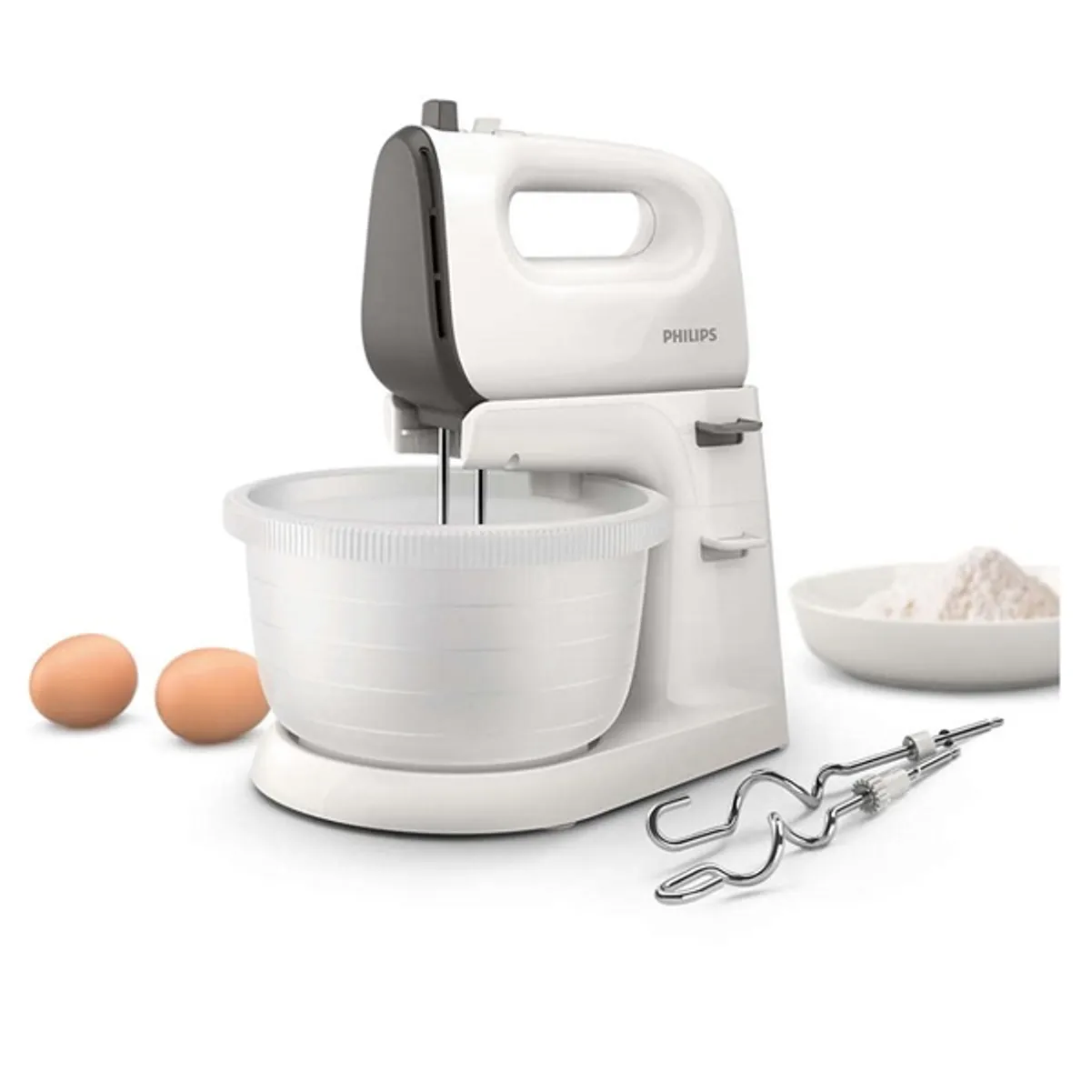 Philips Viva Collection HR3745/00 fehér tálas mixer #1