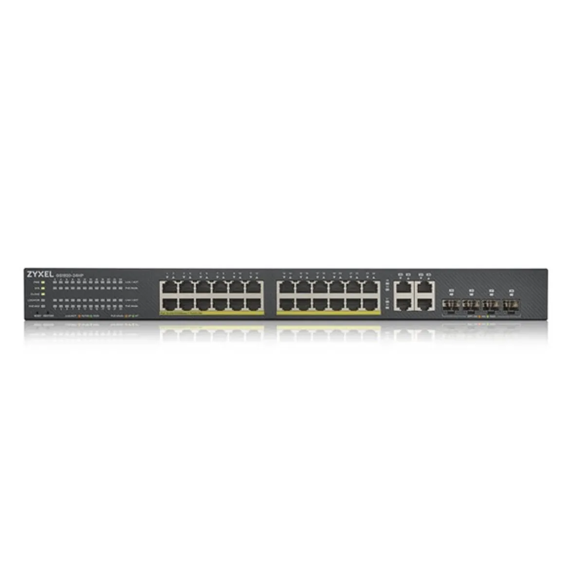 ZyXEL GS1920-24HPv2 28port GbE LAN PoE (375W) 4x GbE SFP/RJ45 Combo port L2 menedzselhető PoE switch #2