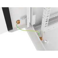 Lanberg WF01-6618-10S 19" 18U SZÉL:600mm MÉLY:600mm MAG:907mm lapraszerelt üvegajtós szürke fali rack szekrény #10