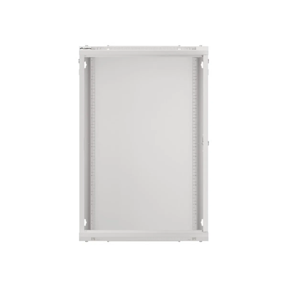 Lanberg WF01-6618-10S 19" 18U SZÉL:600mm MÉLY:600mm MAG:907mm lapraszerelt üvegajtós szürke fali rack szekrény #6
