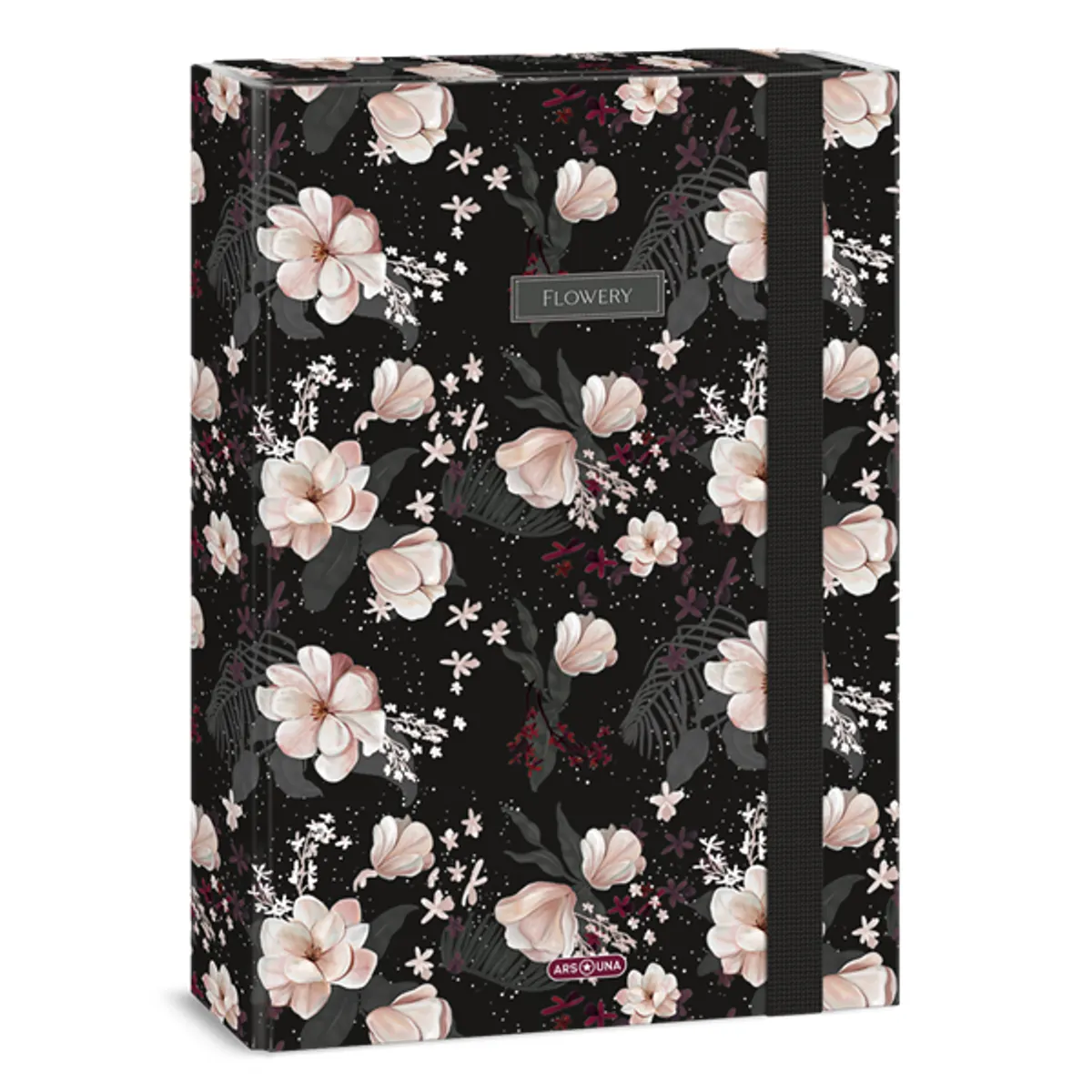 Ars Una Flowery Black 24 (5374) A4 füzetbox #1