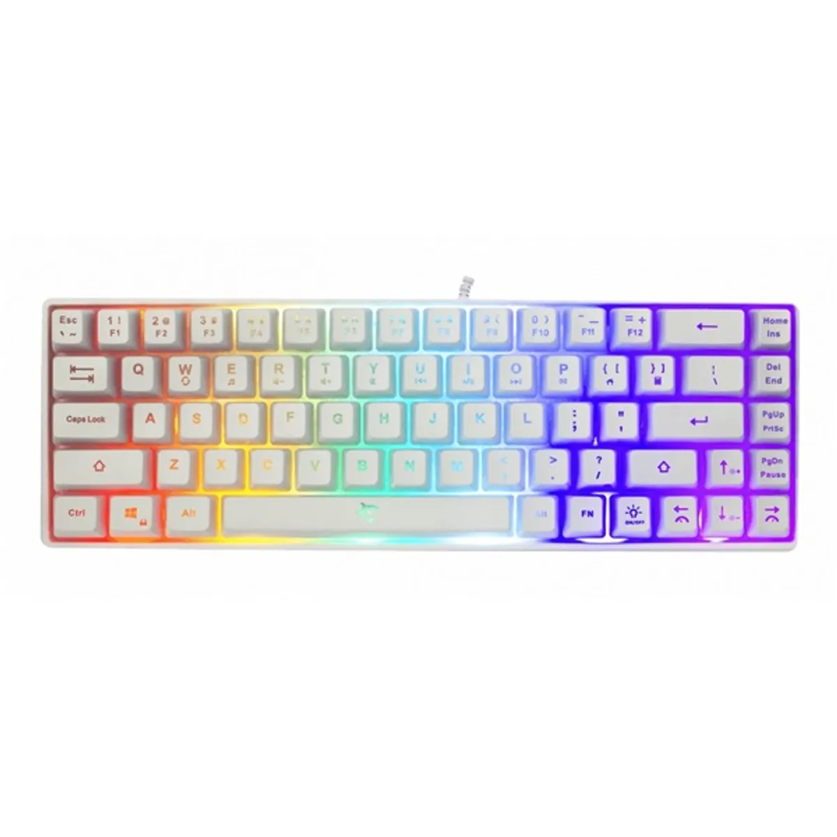 White Shark GK-2201W-HU RONIN-W fehér gamer billentyűzet #6