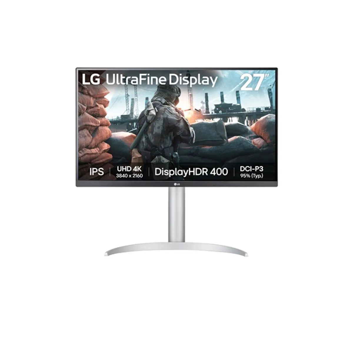 LG 27" 27UP650K-W.AEU 4K UHD IPS HDMI/DP monitor #1