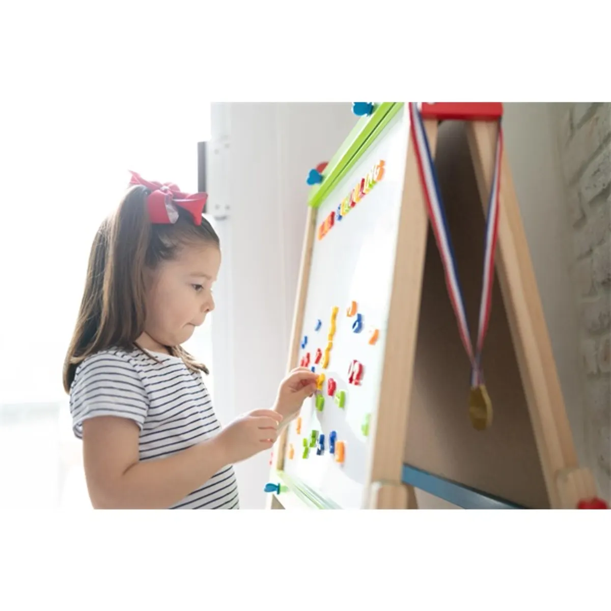 Eddy Toys színes, 26 darabos mágneses betűk #4