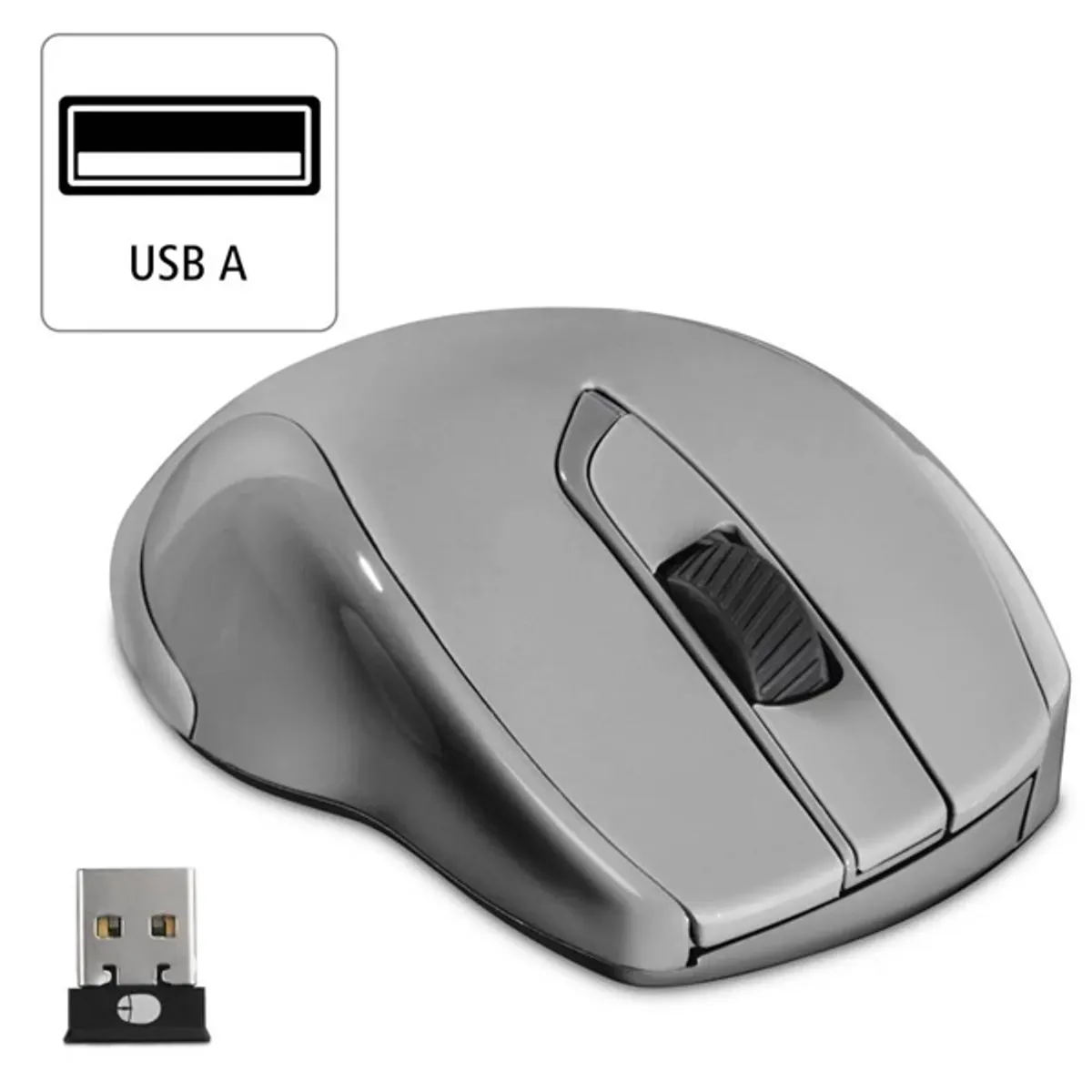 Hama 00173018 MW-900 V2 vezeték nélküli világosszürke egér #4