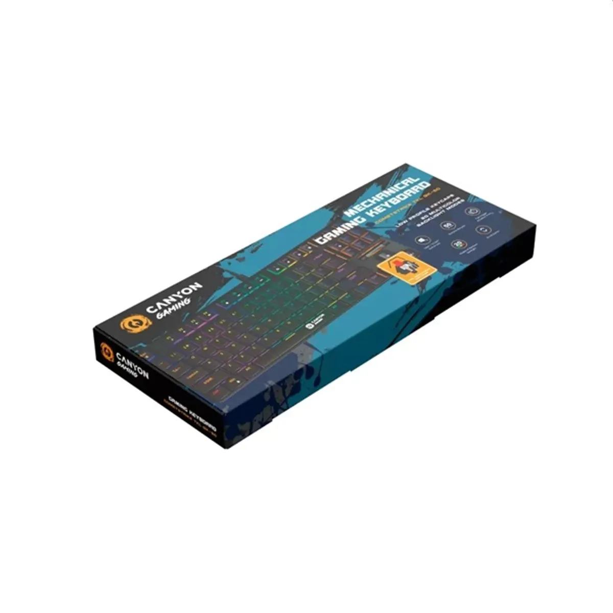 Canyon TKL GK-50 HU Cometstrike fekete vezetékes mechanikus billentyűzet #5