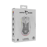 White Shark LIONEL WGM-5012W vezeték nélküli fehér gamer egér #8
