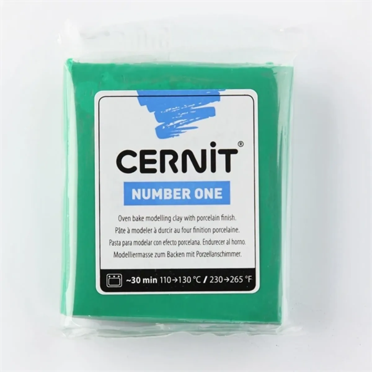Pentart Cernit 56 g zöld süthető gyurma #1