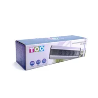 TOO VPS-317-4S IP20, 4x 2P+F, 2x USB-A, ezüst asztalra rögzíthető elosztó #6